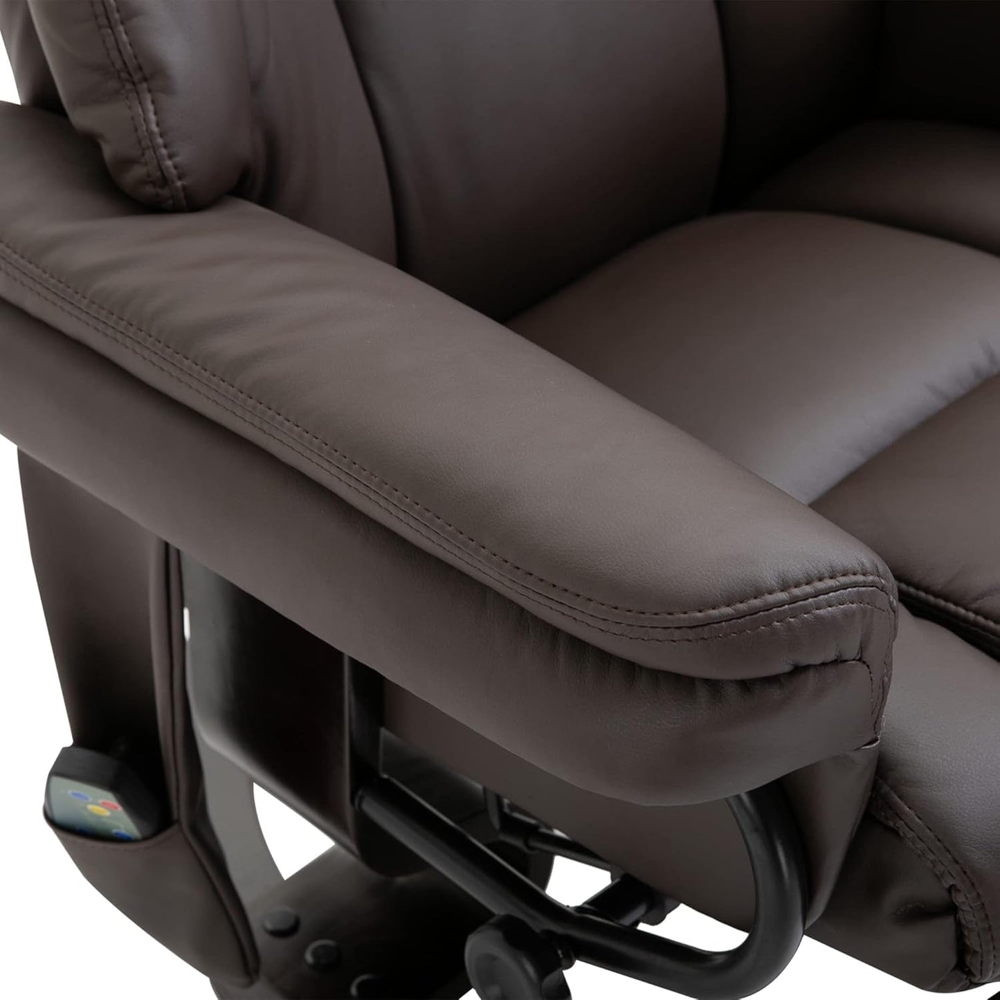 Massage Recliner Chair with Ottoman Footrest, 10 Vibration Points,