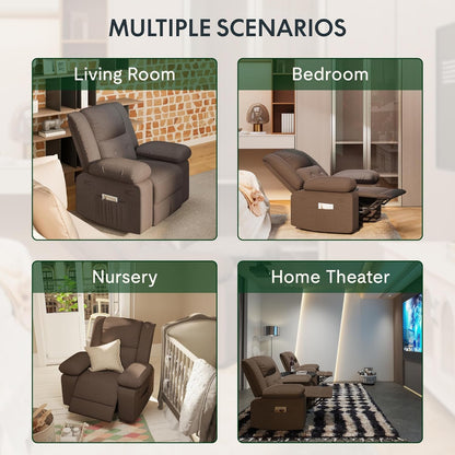 XRC2 Swivel Rocker Recliner Chair for Adults - Massage Reclining Chair