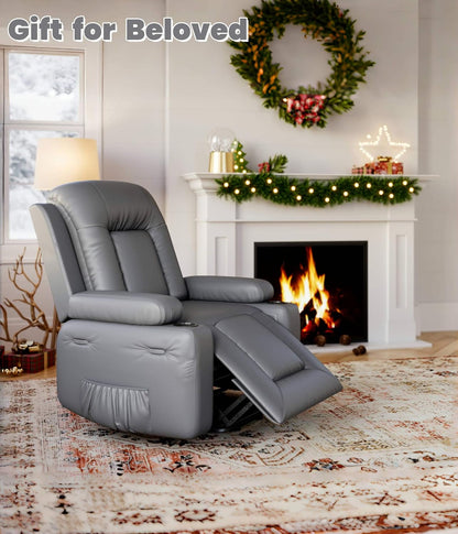 Power Lift Recliner Chair - Heat and Massage, Adjustable Back and