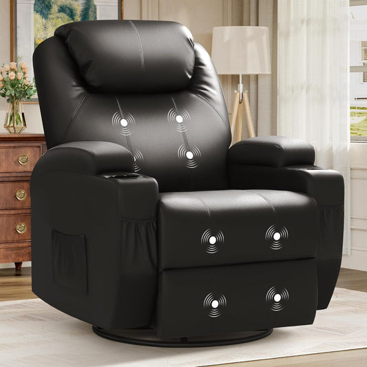 Recliner Chair, Rocking Massage Chairs, Home Reclining Sofa Chair, PU